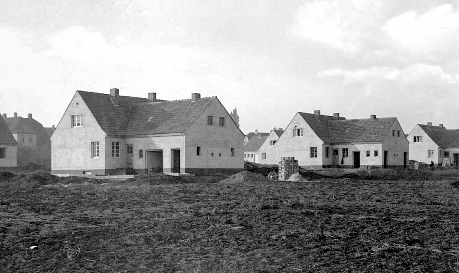 Abb. 3: Die neu entstehende Krupp-Gruson-Siedlung südlich des Buckauer Werkgeländes.